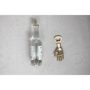 5"L Brass Hand Bottle Opener